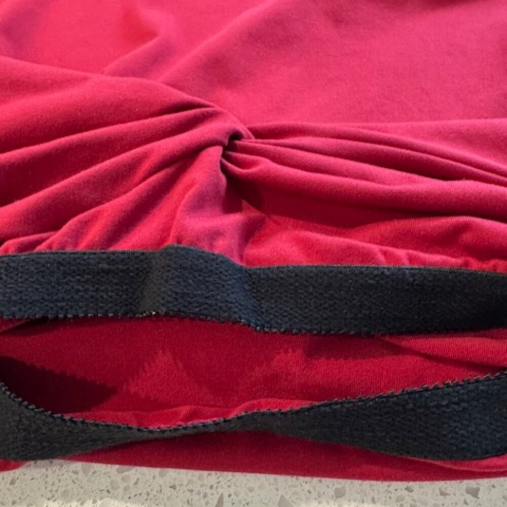 Prana Twist-Front Tank Top in Red, Size Medium - Picture 4 of 6